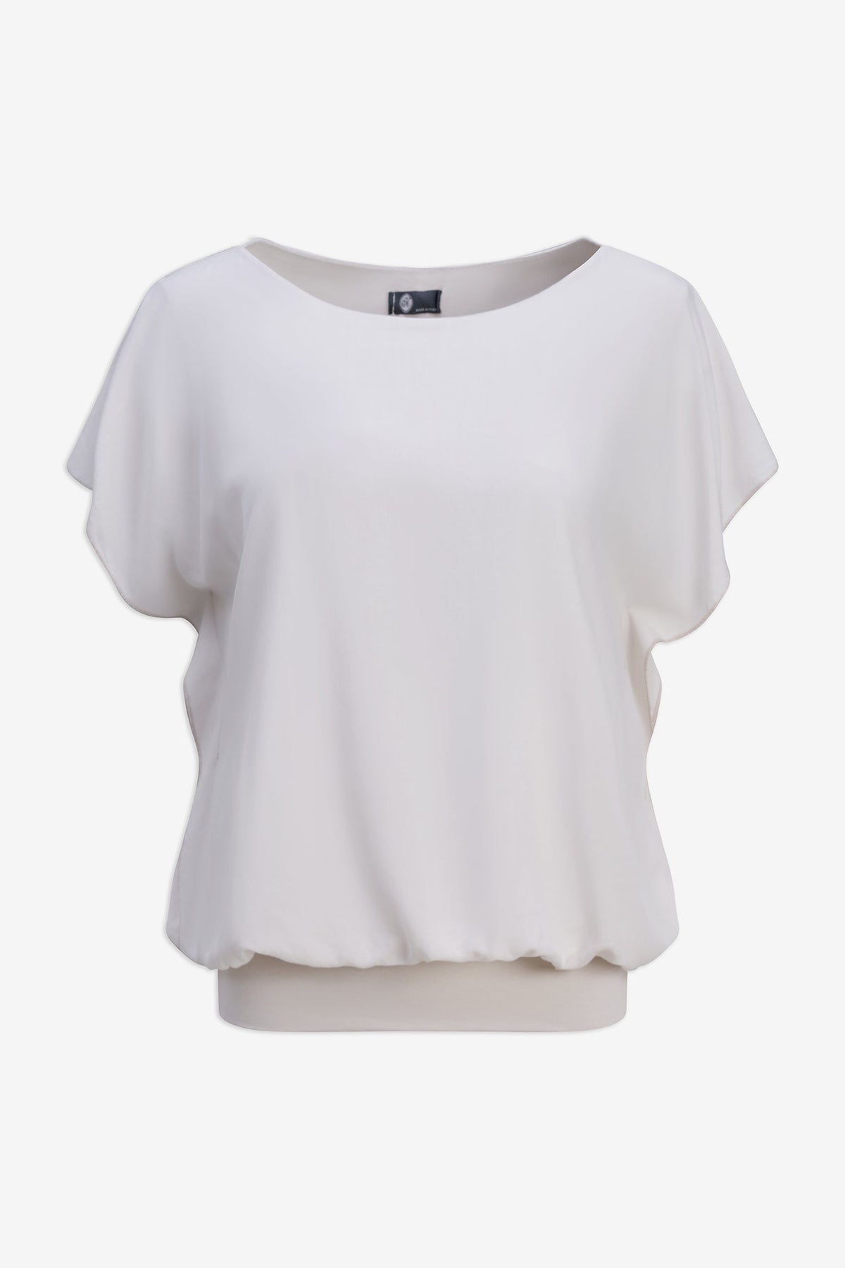 Women's Woven Boat-Neck Top