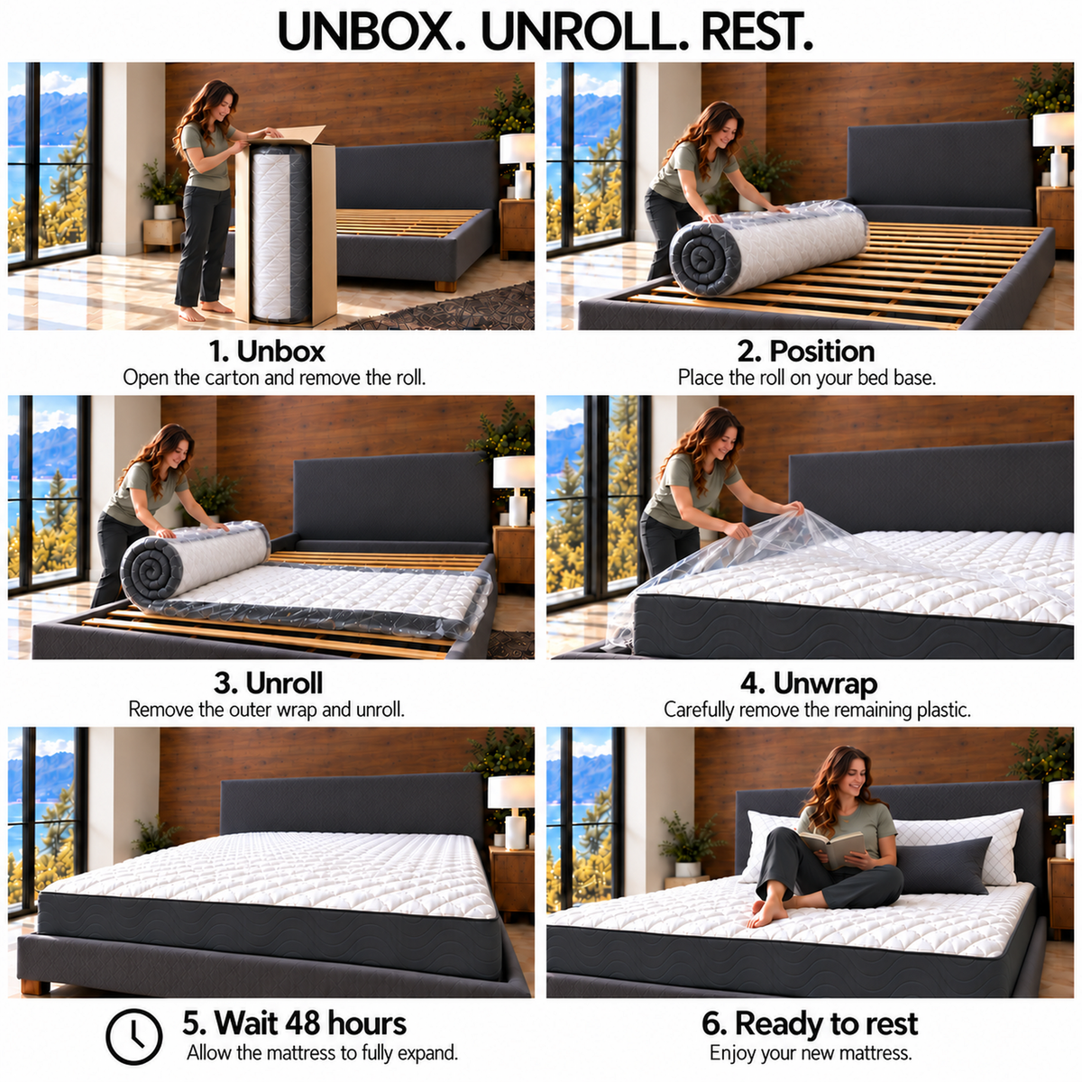UltraFlex® INFINITY Orthopedic Soy Foam Mattress with High-Density Support, Luxury Quilting and Low Motion Transfer – Made in Canada