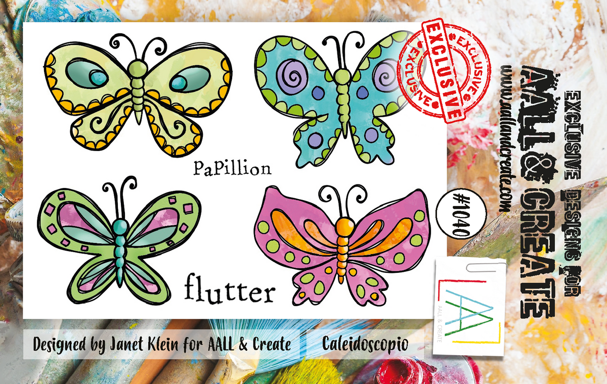 AALL and Create A7 Stamp Set - 1040 - Caleidoscopio
