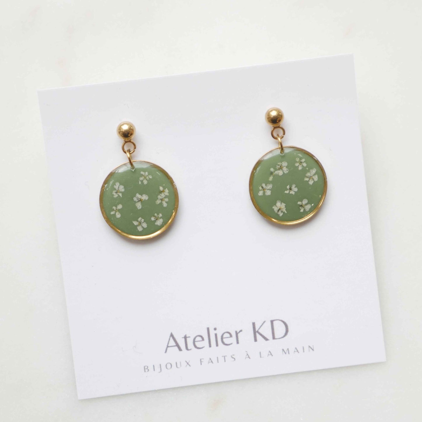 Boucles d'oreilles Dona - rond 16mm - Édition spéciale automne 2025