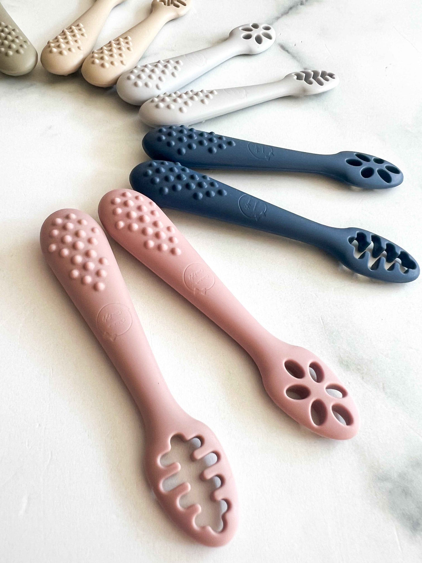 Cuillères d’apprentissage en silicone