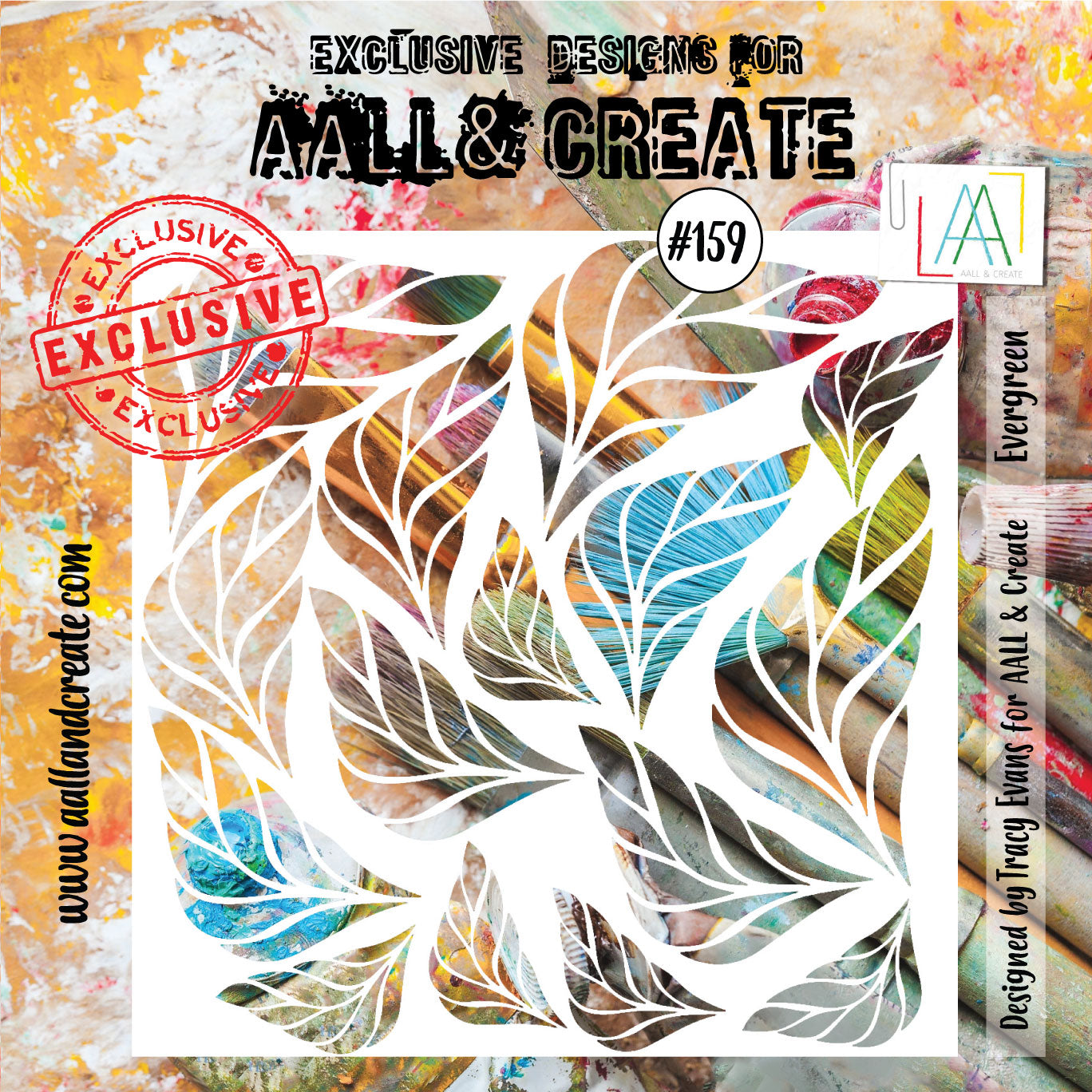 AALL and Create Stencil - 159 - Evergreen