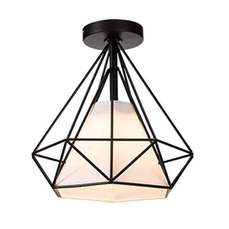 Modern Minimalist LED Ceiling Light – Black or White Adjustable Hanging Fixture for Living Room, Bedroom & Home