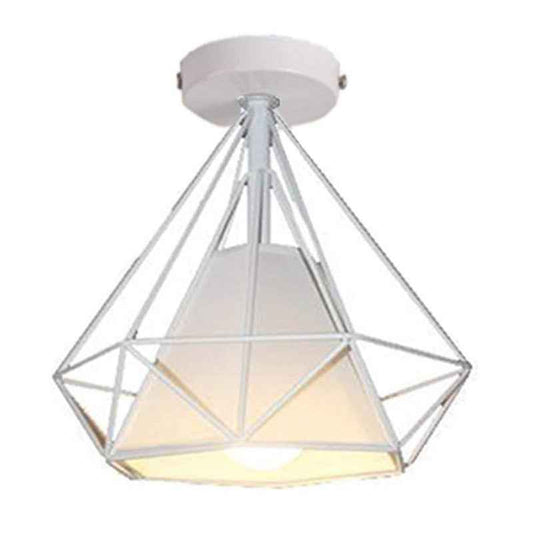 Modern Minimalist LED Ceiling Light – Black or White Adjustable Hanging Fixture for Living Room, Bedroom & Home