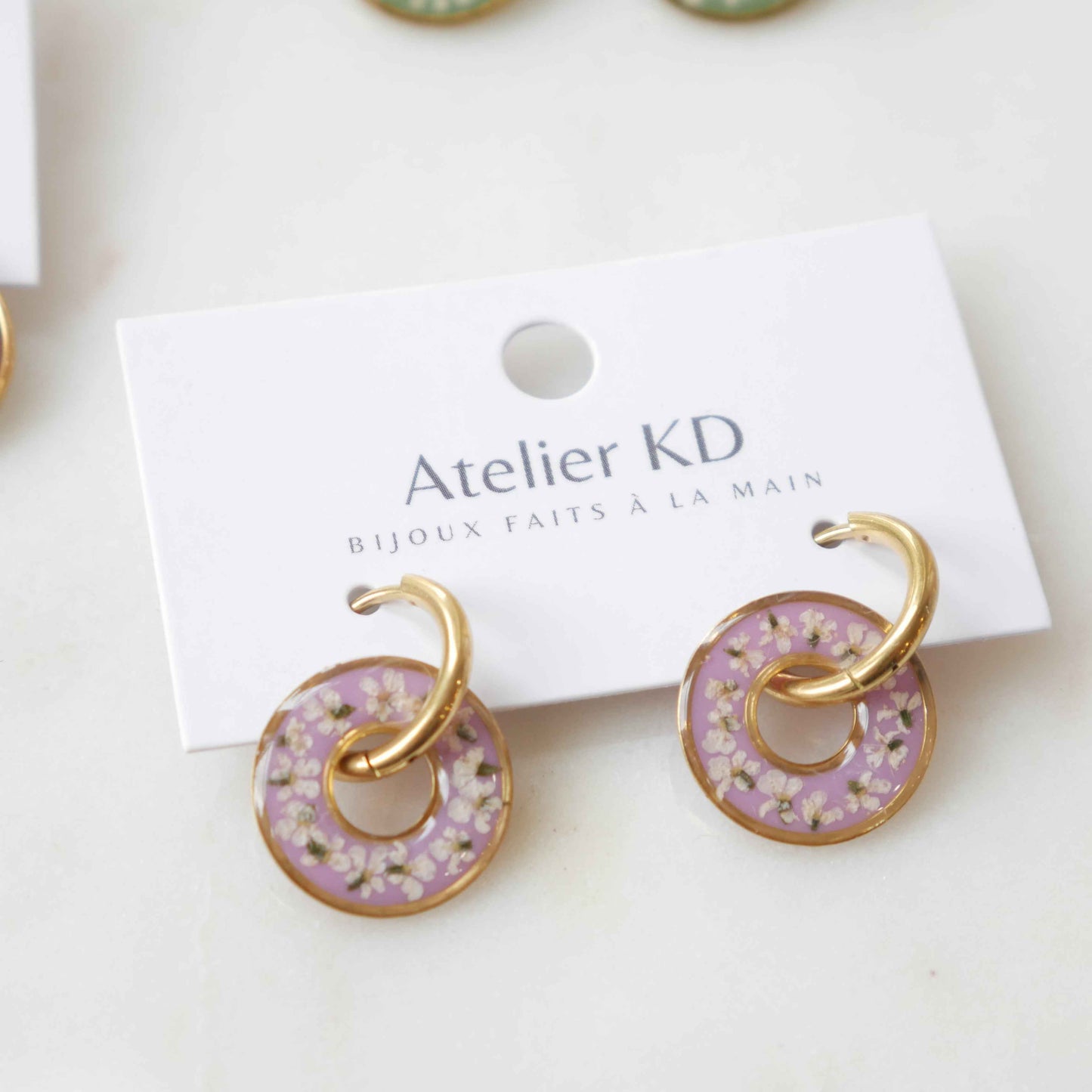 Boucles d'oreilles Dona (moyen 20mm) - Édition spéciale automne 2025