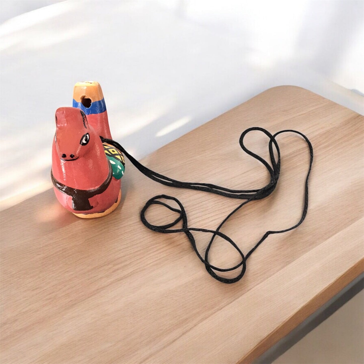 Painted Lama Water Bird Whistle