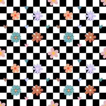 Couverture minky Punky bloom ๐ gรฉante