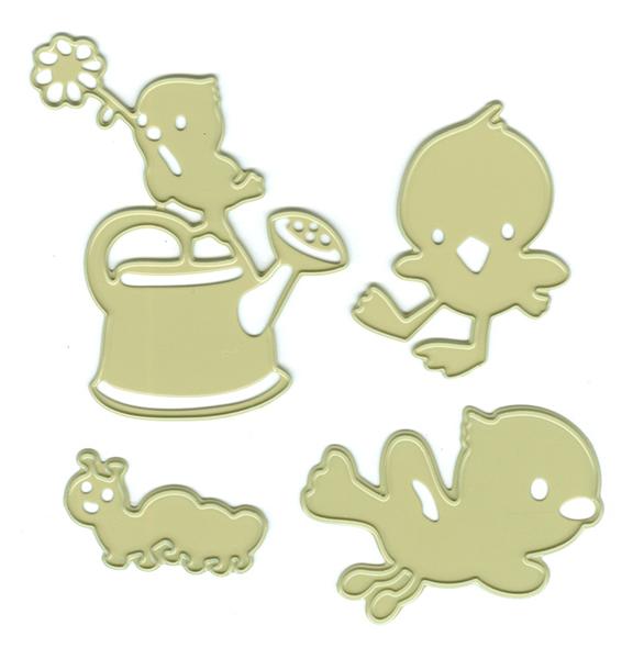 Joy! Crafts Cutting & Embossing Die - (4pcs) Spring Birds