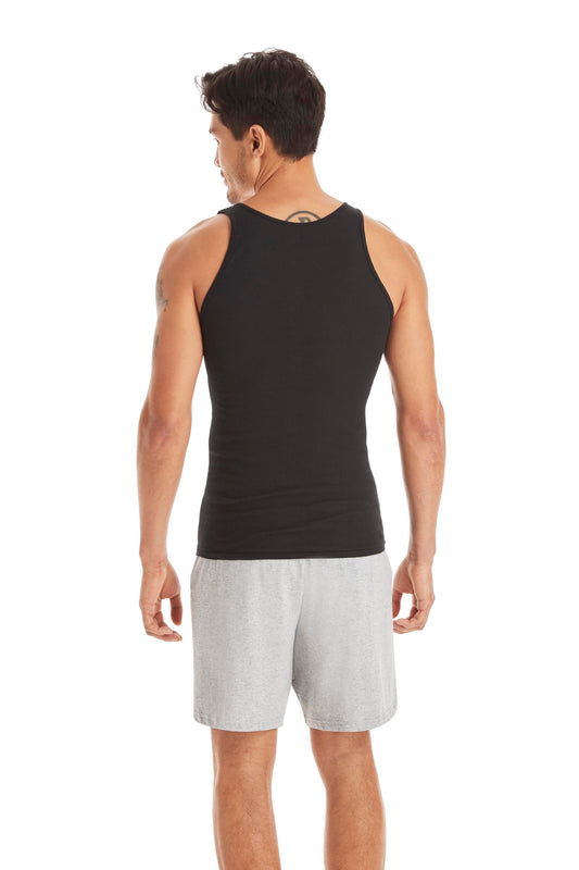 Hanes Mens ComfortSoft 6 Pack Tagless A-Shirts Undershirt, BLACK, X-Large US 🍁 All In One Marketplace Canada