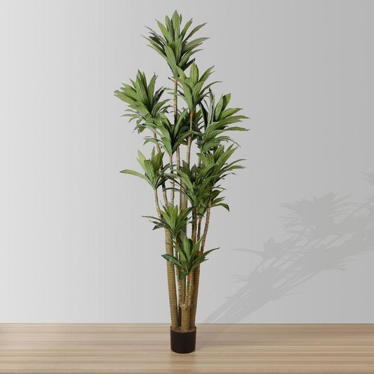 Helena Artificial Draecena Tree Potted Plant 10'