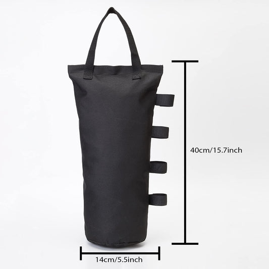 MOPHOEXII 4-Pack 112 LBS Extra Large Pop up Canopy Weights Sand Bags for Outdoor Pop Up Canopy Tent Gazebo Outdoor Instant Canopies Sand Bags without Sand - Black 🍁 All In One Marketplace Canada