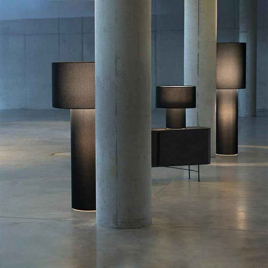 Modern Nordic Fabric Table Lamp – Iron Frame Bedside & Living Room Accent Light