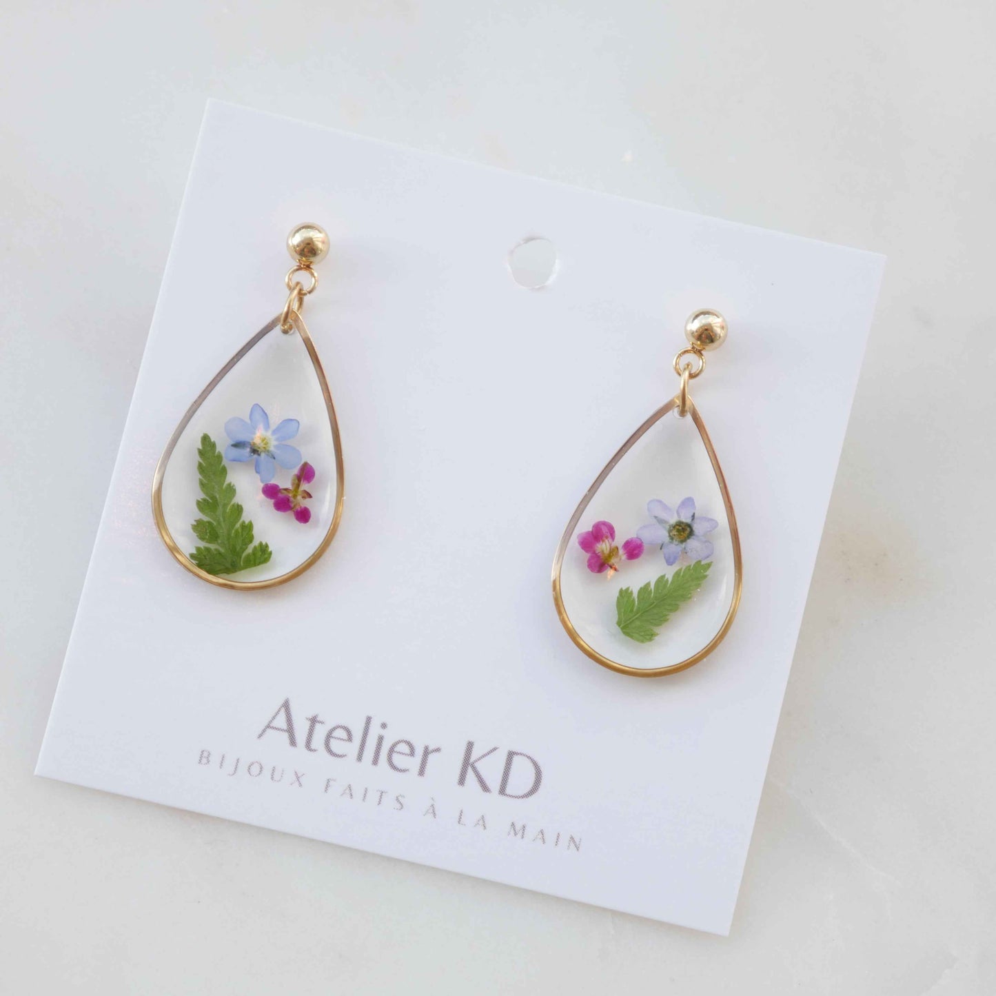 Boucles d’oreilles Lili - goutte 22mm