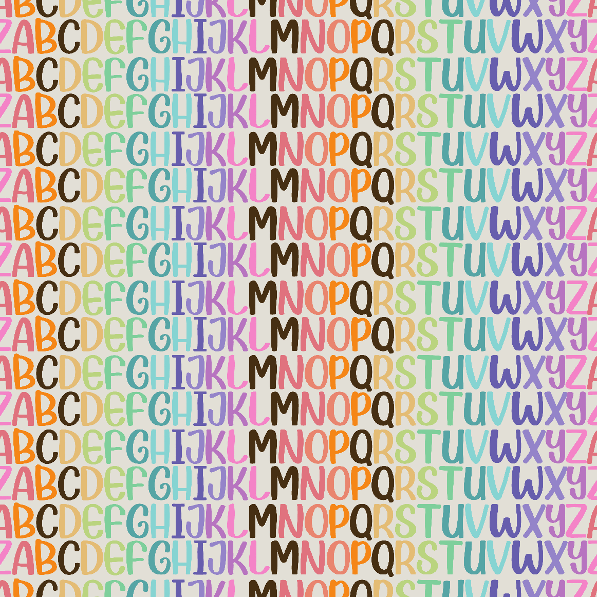 Craft HTV Back to School - Alphabet Pattern