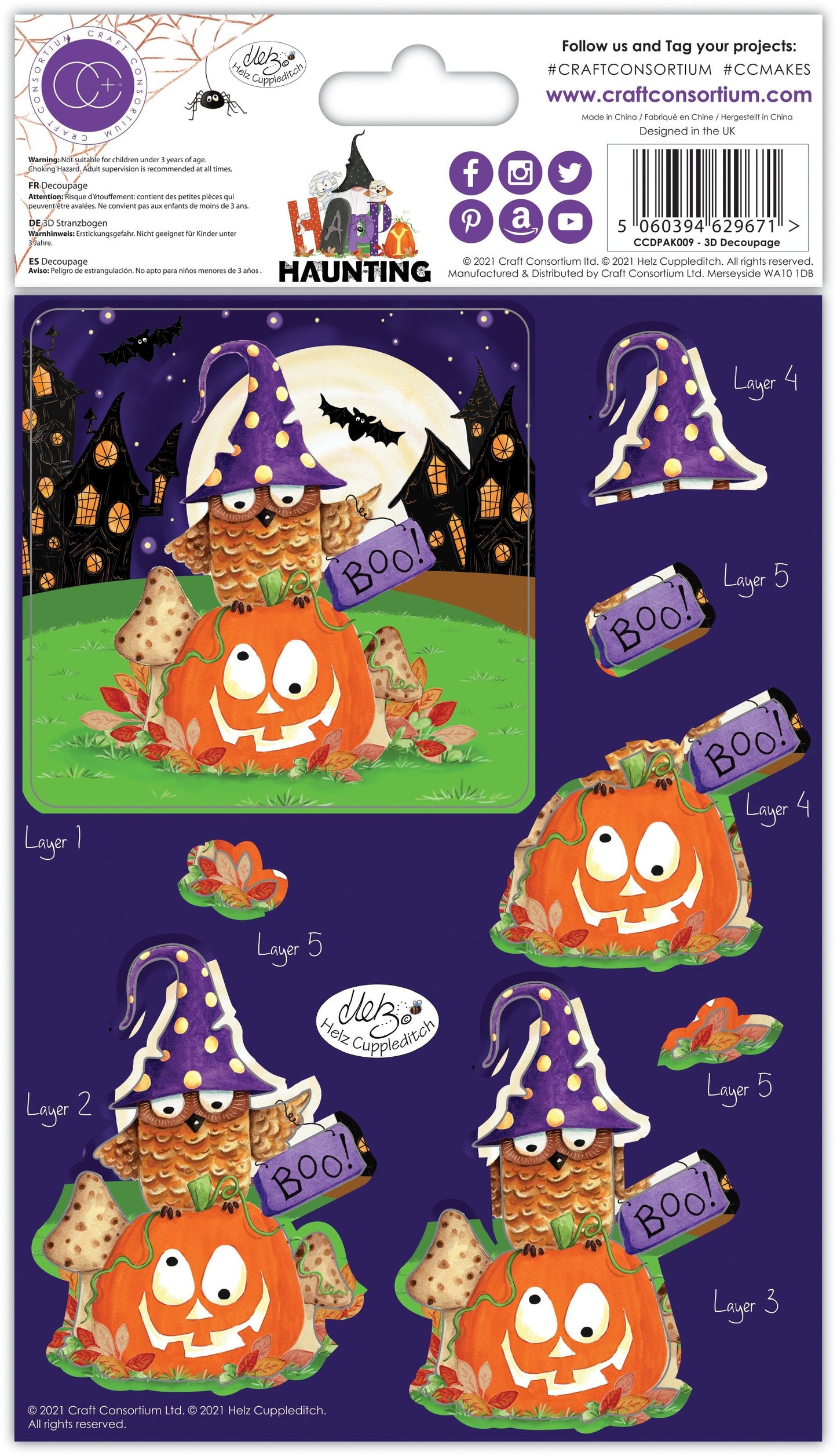 Happy Haunting - 3D Decoupage