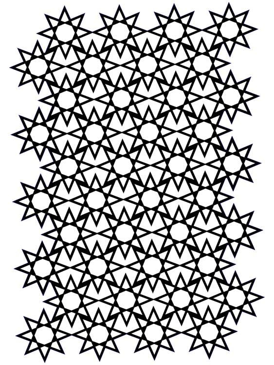 Creative Expressions Star Screen A5 Stencil