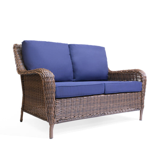 Cambridge Wicker Outdoor Loveseat - AURABAGS SHOP