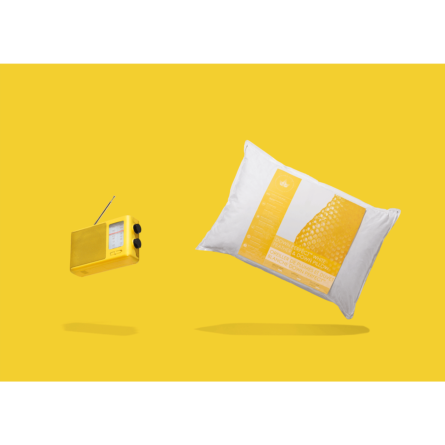 Down Perfect™ White Feather & Down Pillow