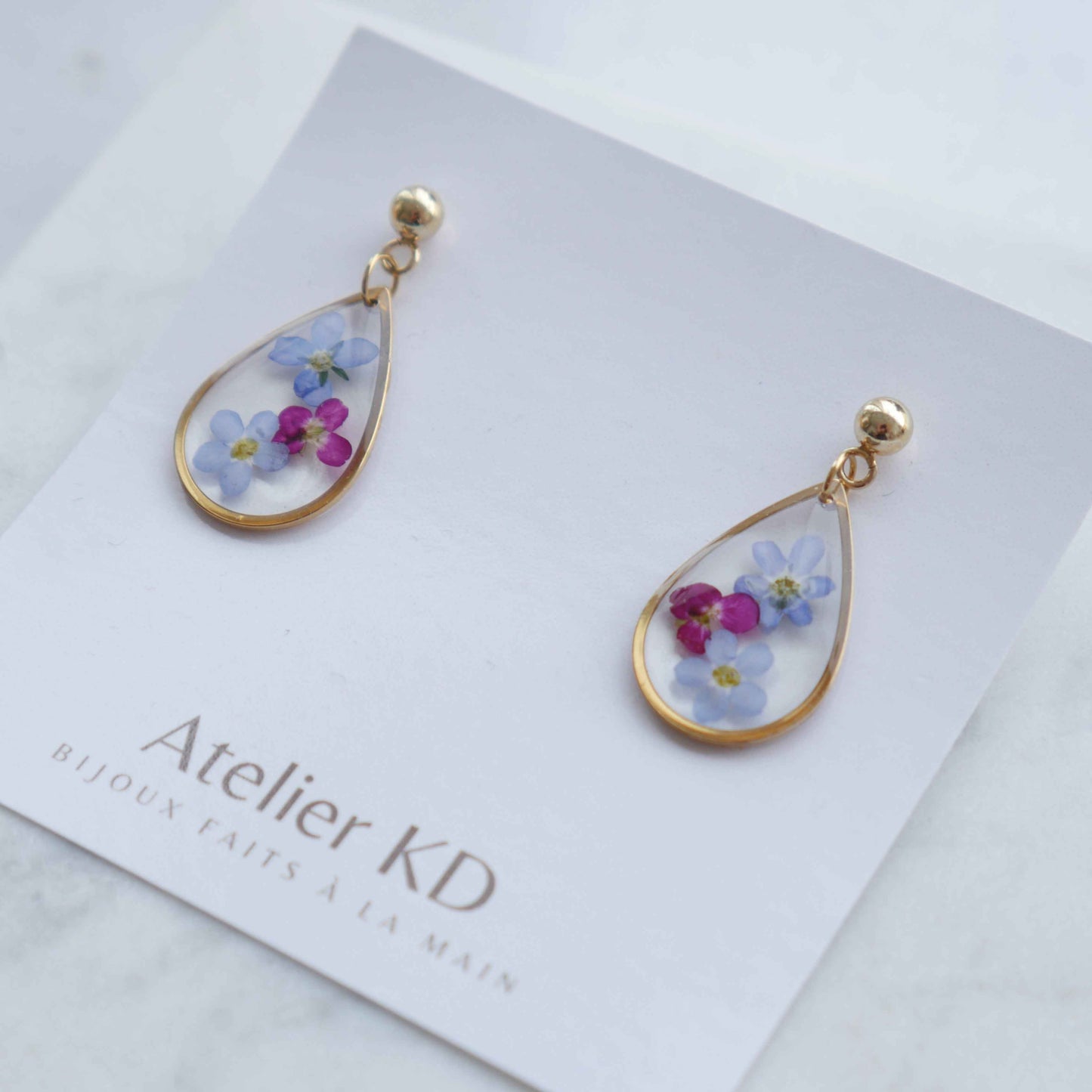 Boucles d’oreilles Lili - goutte 20mm