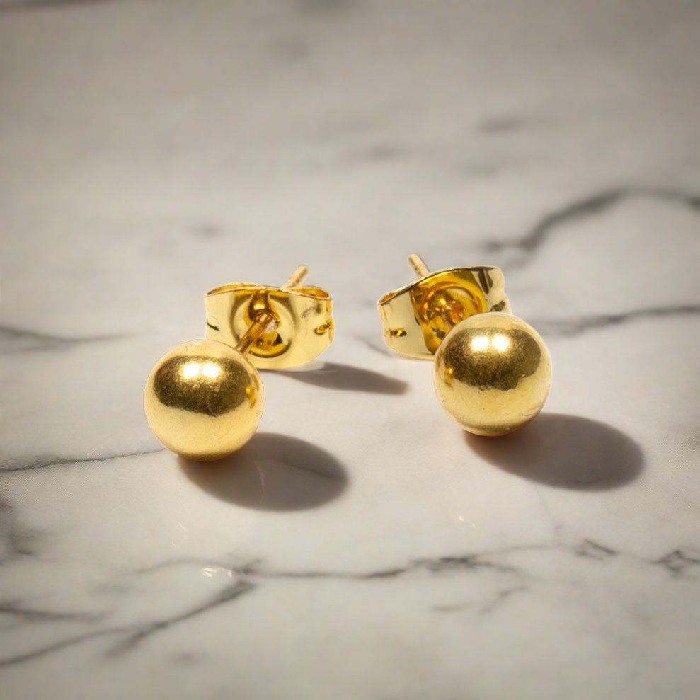 Ball Stud - Gold Plate