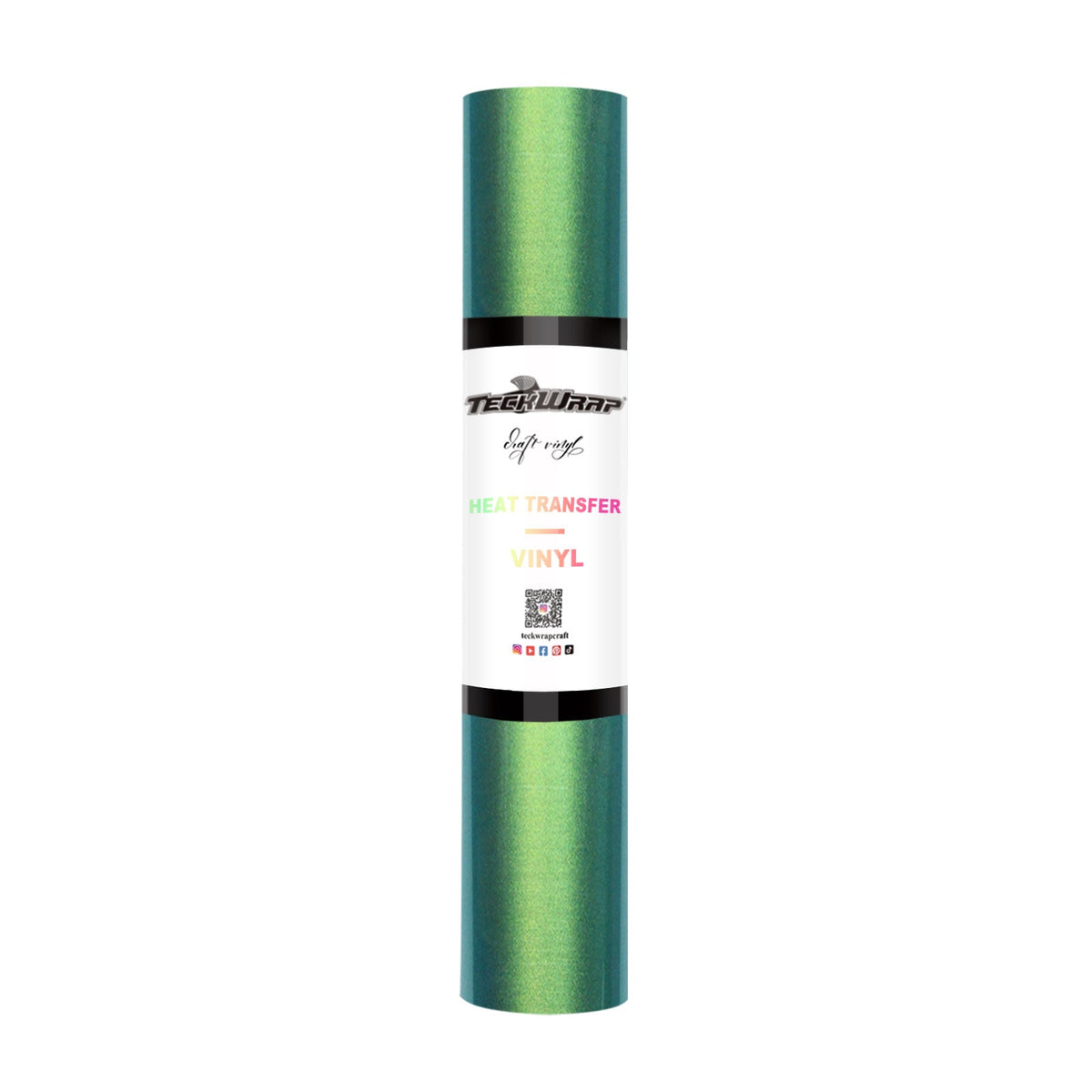 Teckwrap Chameleon HTV - Gold Charm Green | Color-Shifting HTV for DIY Fashion