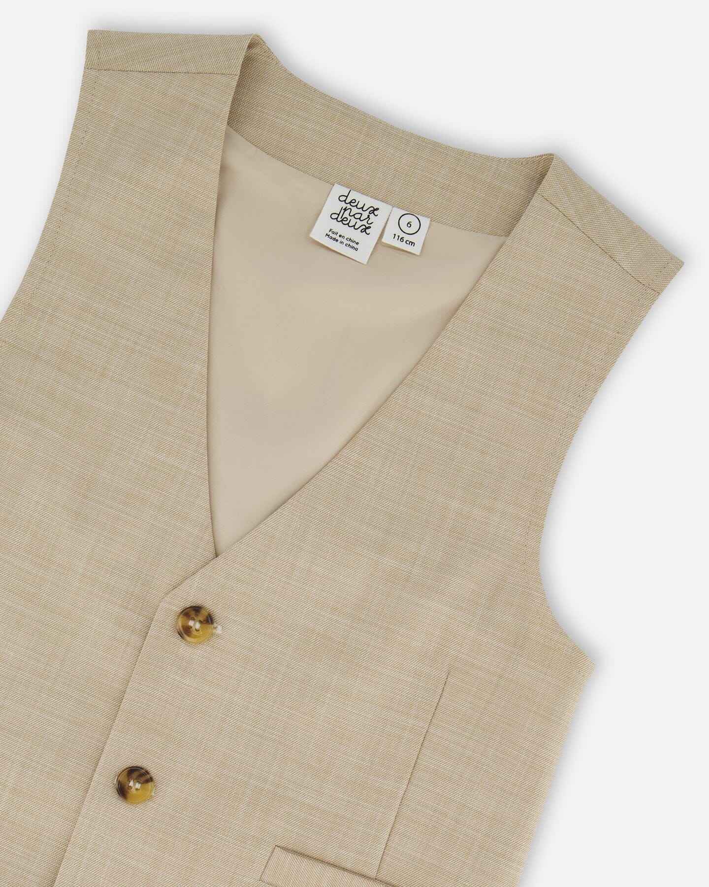 Elegant Vest Beige