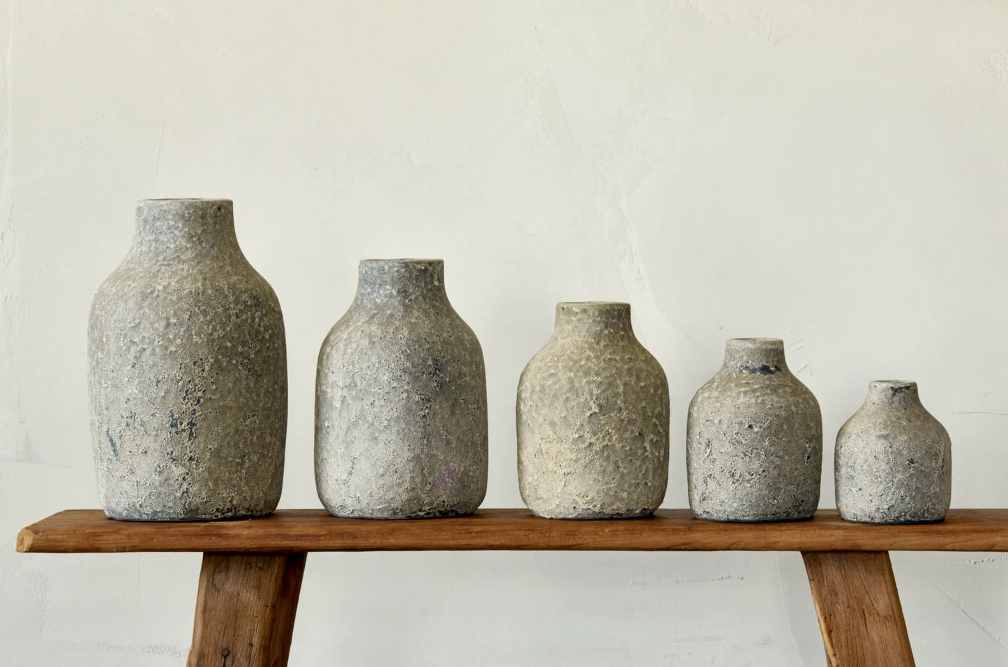 Ensemble 5 pots Terracotta Martha