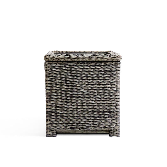 Laguna Point Wicker Outdoor Storage Chest End Table - AURABAGS SHOP
