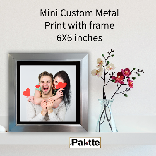 Individueller Fotoabzug Mini-Metalle 15x15 cm