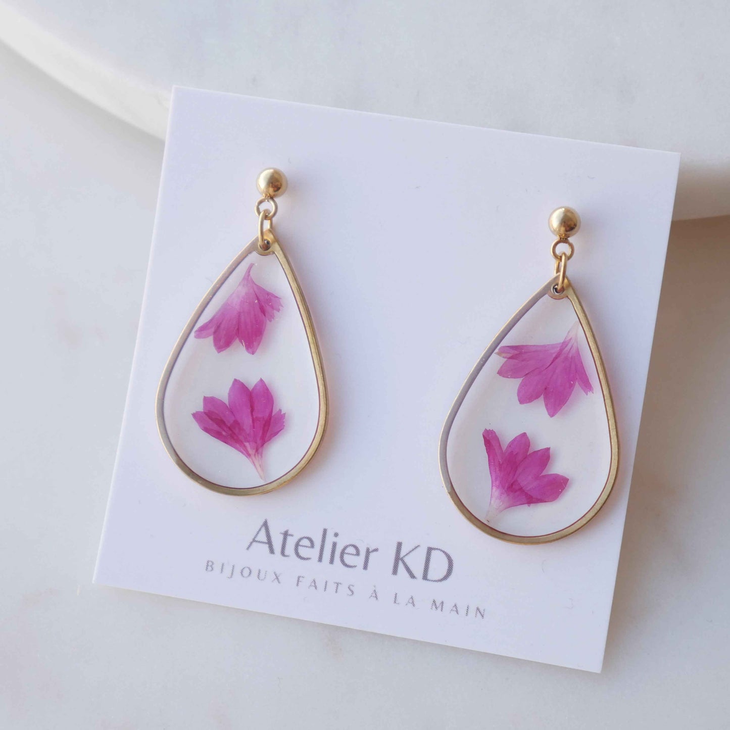 Boucles d'oreilles Lucy - goutes XL (22mm)