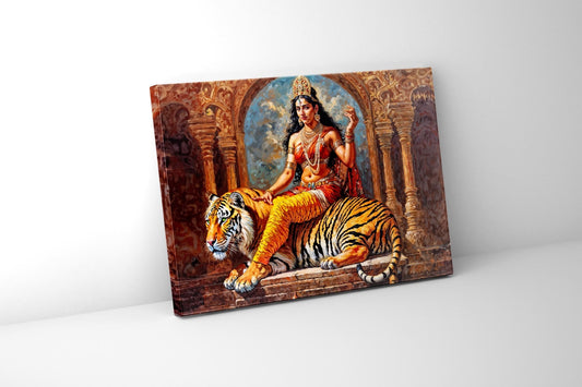 Wandkunst – Leinwandbild Parvati – Indische Kunst