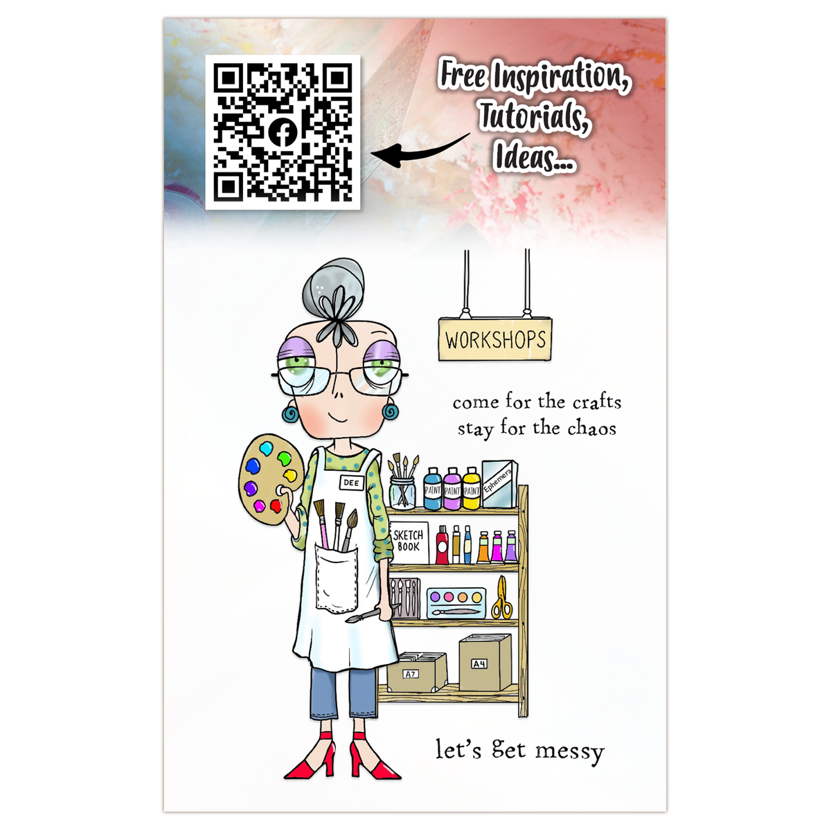 AALL and Create - A7 Stamp Set - Workshop Dee