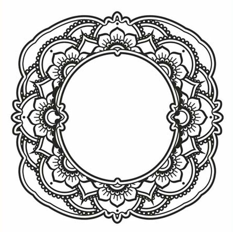 Creative Expressions Michelle's Floral Ring Stamp