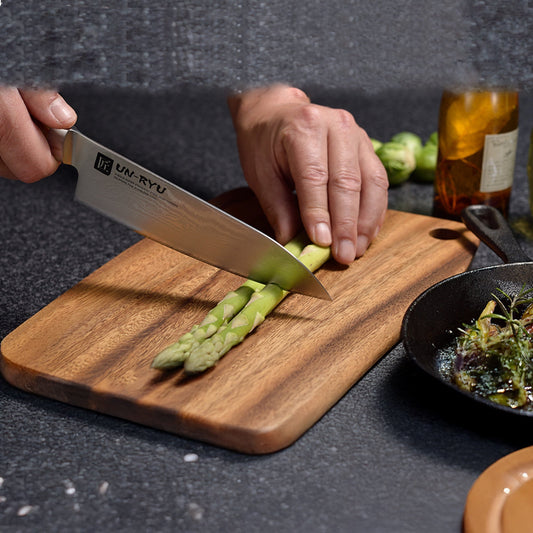 Un-Ryu VG-10 170 mm Santoku Knife 33‑Layer