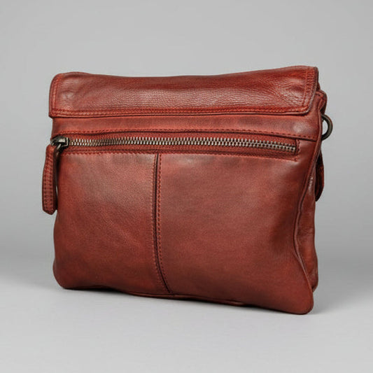 MET Small Leather Flap Crossbody Bag