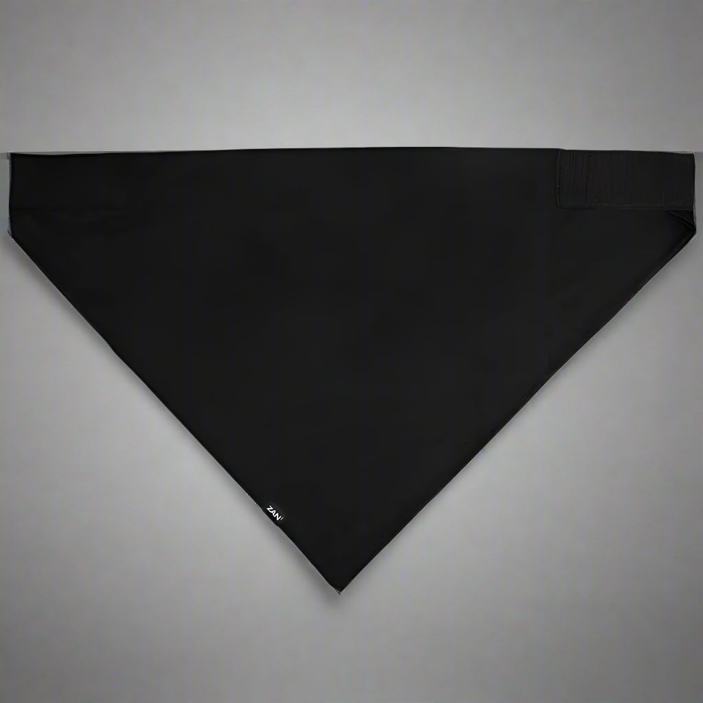 ZANheadgear 3 In 1 Classic Plain Black Bandana