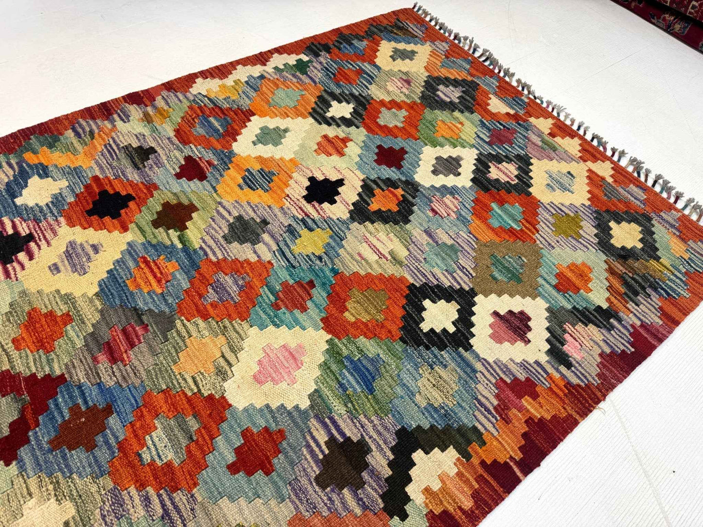 Afghan Maimana Kilim Rug | 3' 5" x 6' 8"