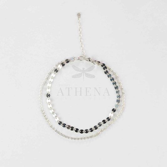 Layering Disc Chain Anklet