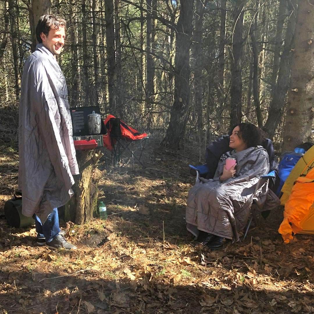 Large Packable Camping Blanket