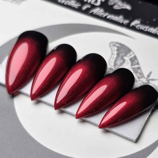 Crimson Reverse Ombré