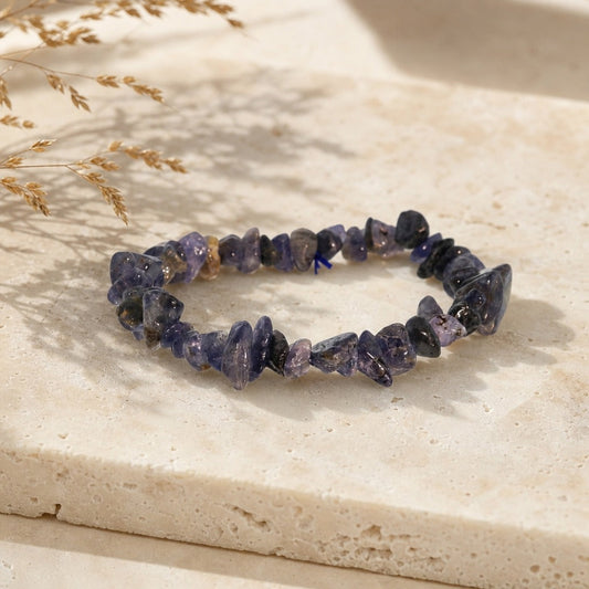 Iolite Chip Bracelet