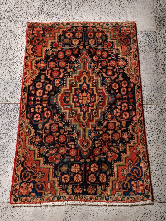 Persischer Bidjar Teppich | 0,51 m x 0,84 m