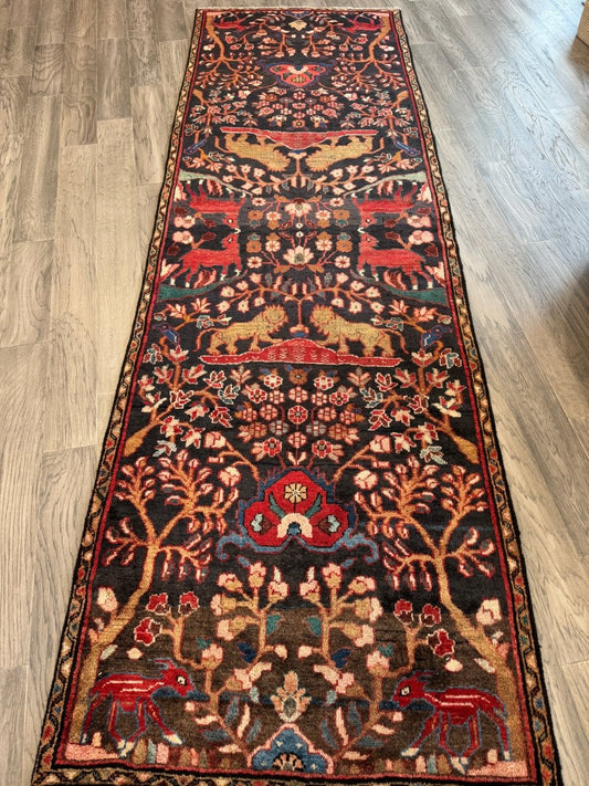 Persian Hamadan Runner Rug | 3' 1" x 9' 5"