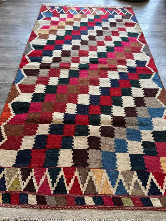 Persian Qashqai Kilim Rug | 3' 3" x 6' 3"