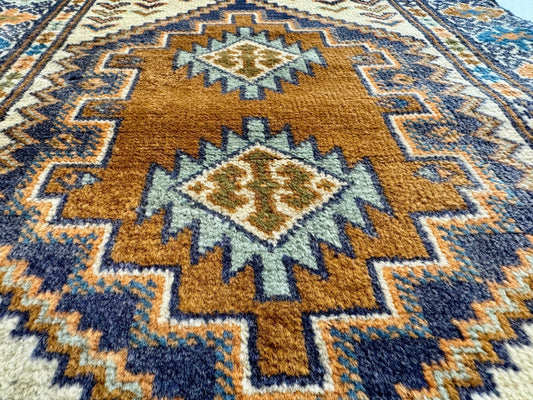 Persian Turkmen Rug | 1' 10” x 2' 7"