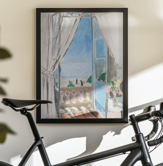 Wandbild „Das offene Fenster“