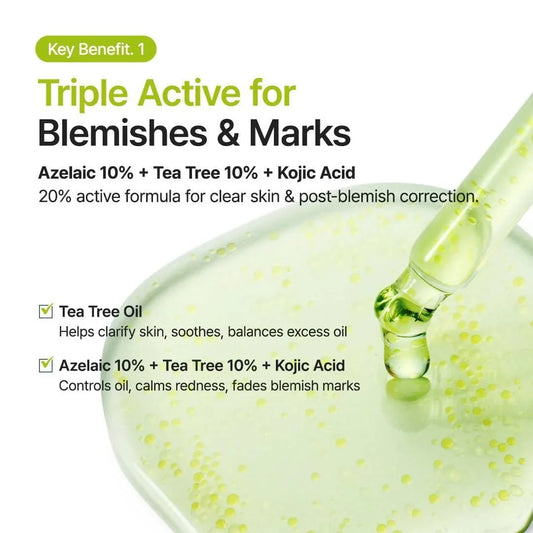 Purito Azelaic Acid 10 Kojic Tea Tree Serum 30ml