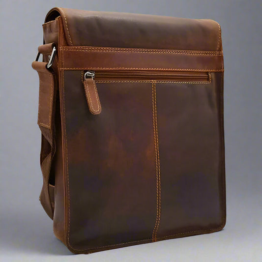 Greenwood Leather Messenger Bag