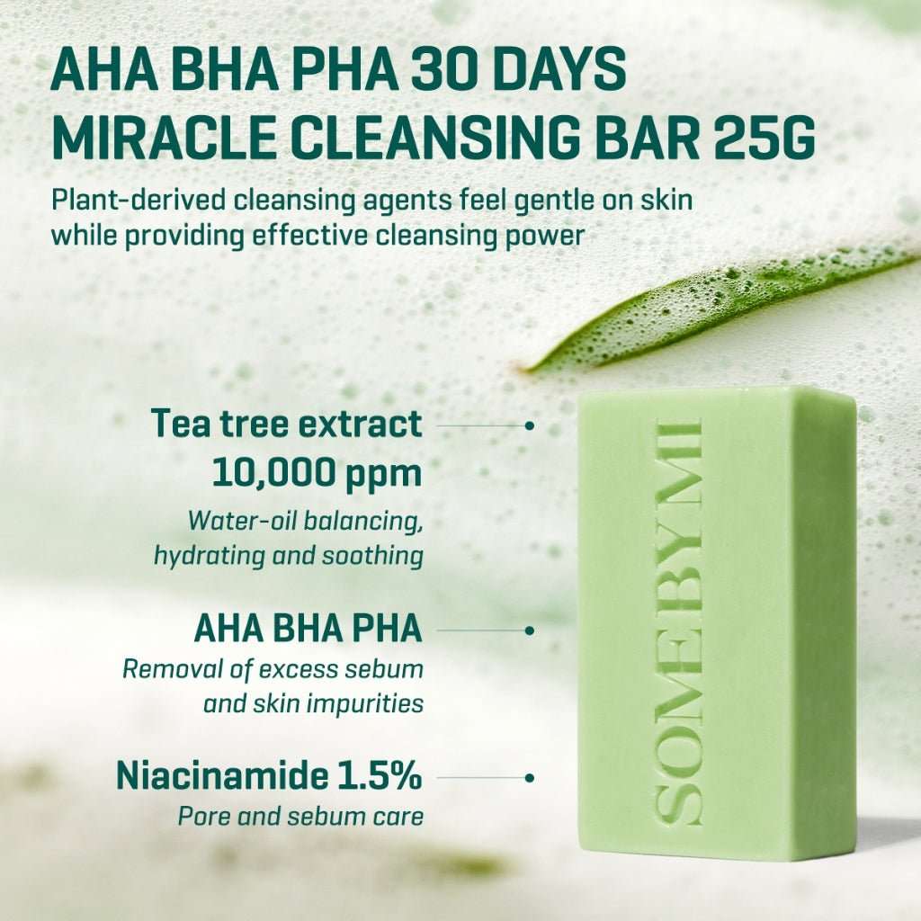 SOME BY MI AHA BHA PHA 30 Days Miracle Cleansing Bar 106g
