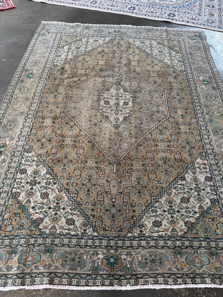 Vintage Ardabil Rug | 6' 11" x 9' 5"